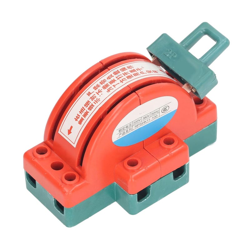 Srliya 2 Pole Knife Switch Double Throw Disconnect Switch Electrical Load Switch with Fastening Rings 220V 380V (32A) - Image 1